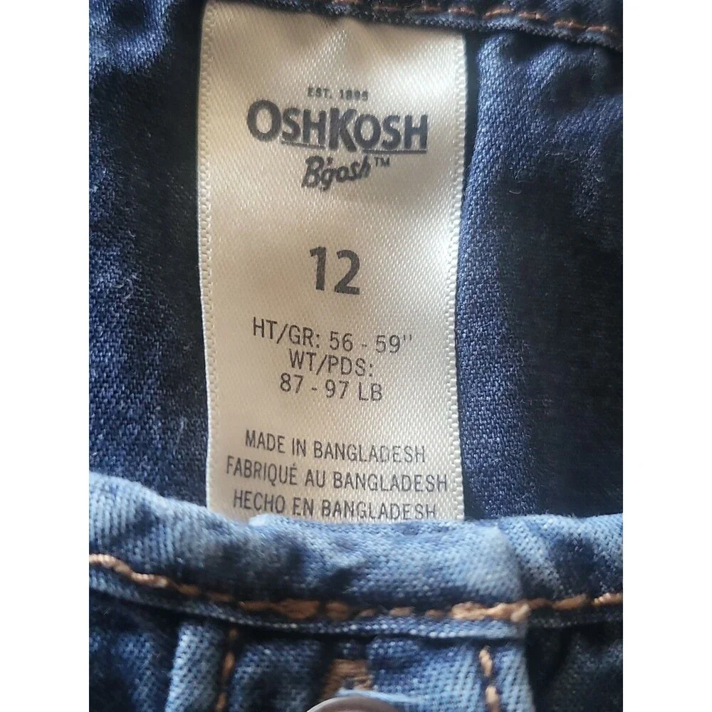 (#2) Oshkosh B'Gosh Girls  Blue Denim Dress Size 12